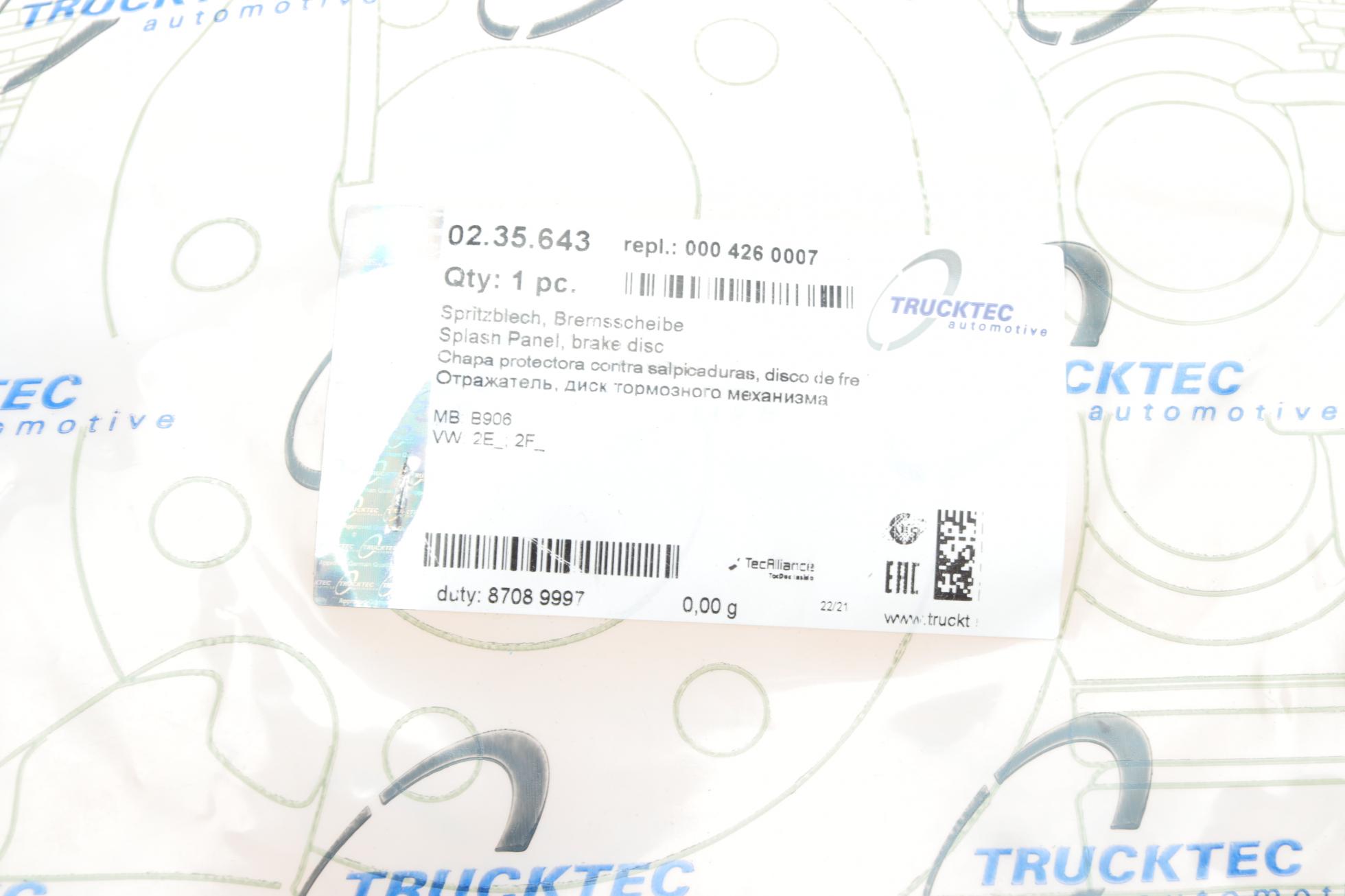 0235643 TRUCKTEC AUTOMOTIVE